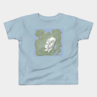 Sons of the Forest Map Kids T-Shirt